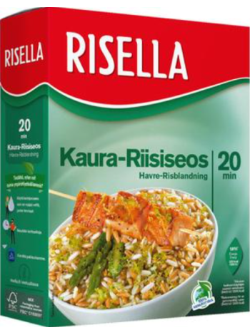 Зерновая смесь рис овес Risella  Kaura-riisiseos 800 г 