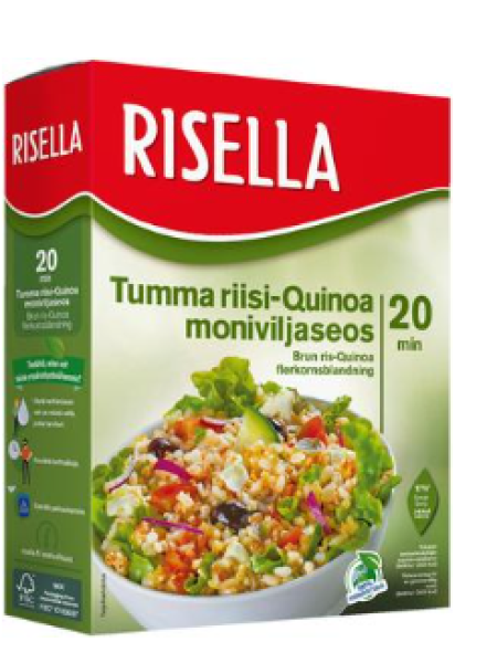 Смесь цельнозернового риса и киноа Risella Täysjyväriisi-Kvinoa Seos 800 г 
