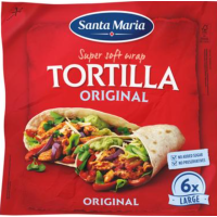 Большие пшеничные лепешки Santa Maria Tex Mex Tortilla Original Large 6-pack 371г