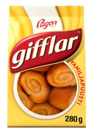 Булочки маленькие ванильные Pågen Gifflar Vanilj 280г
