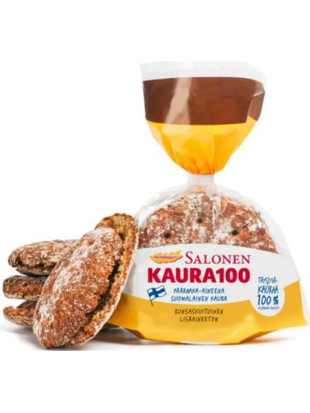 Овсяные краюшки Perheleipuri Salonen 100 Kaura 4 шт 240г