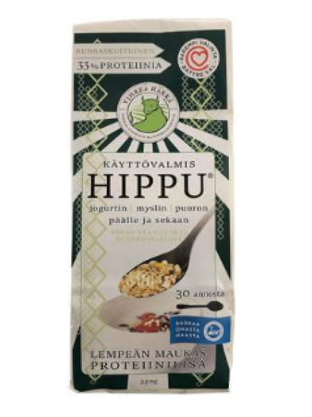 Протеиновые хлопья HIPPU 33% proteiinia, valmis syötäväksi 350 г 33% белка 
