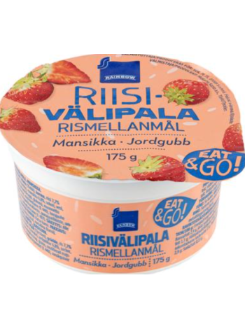 Простокваша Rainbow Riisivälipala Mansikka 175г клубника