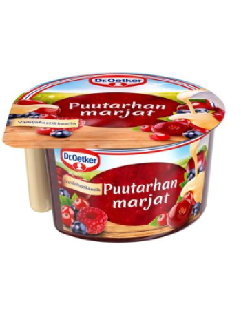 Десерт садовые ягоды и заварной крем Dr. Oetker Puutarhan marjat 160г