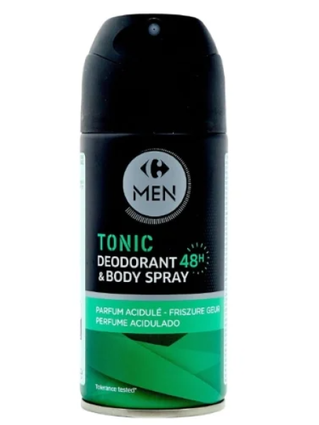 Тоник-дезодорант спрей Carrefour Men 150мл
