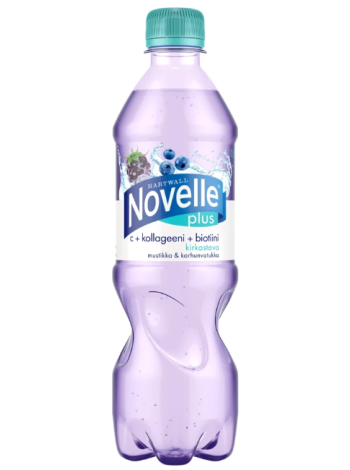 Минеральная вода Hartwall Novelle Plus C + Коллаген + Биотин 0,5 л 