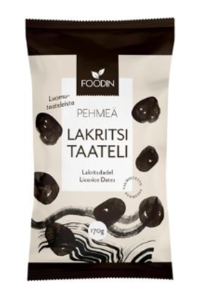 Мягкие финики с лакрицей Foodin 170г