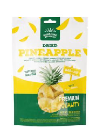 Ананас сушеный Sunshine Delights 100г