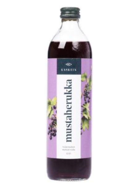 Концентрат сока из черной смородины Kaskein Mustaherukka 0,5л 1+4