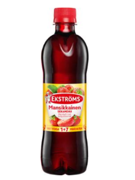 Концентрат клубничного сока Ekströms 0,5л