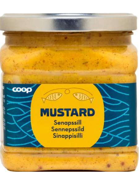 Кусочки сельди в горчичном соусе Coop sinappisilli 490г