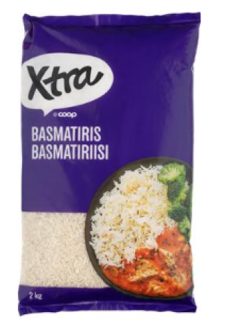 Рис басмати Xtra Basmatiriisi 2кг