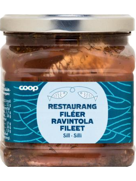 Филе сельди в остром соусе Coop silli ravintolafileet 500/285г