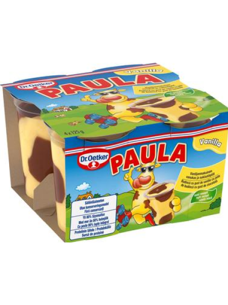 Ванильный пудинг с шоколадными кусочками Dr. Oetker PAULA4x125 г