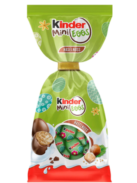 Пасхальные мини шоколадные яйца KINDER 85г