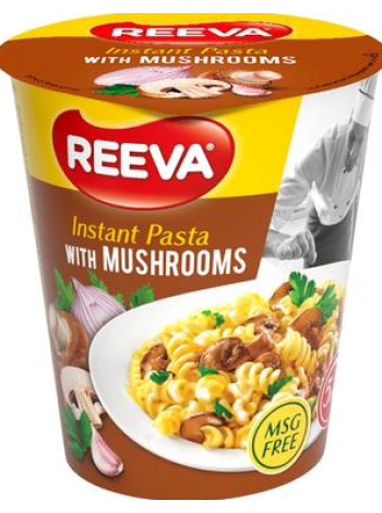 Паста быстрого приготовления с грибным вкусом Reeva Pikapasta herkkusieni 70г