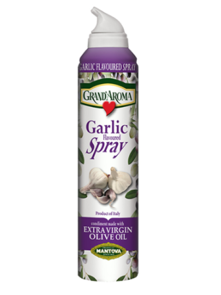 Оливковое масло экстра вирджин с чесноком Mantova 250 мл спрей