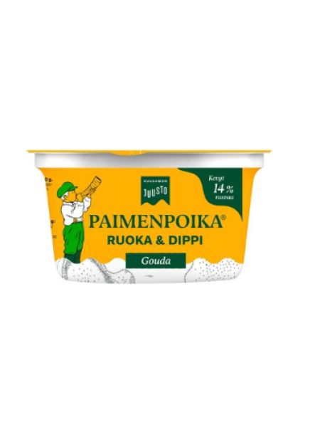 Сыр плавленый гауда Kuusamo Juusto Paimenpoika Food & Dip 200г 14%  