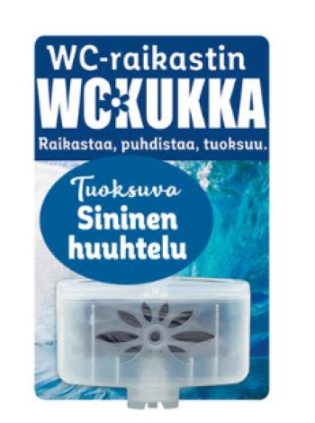 Освежитель для унитаза WC Kukka Sininen Huuhtelu 40г