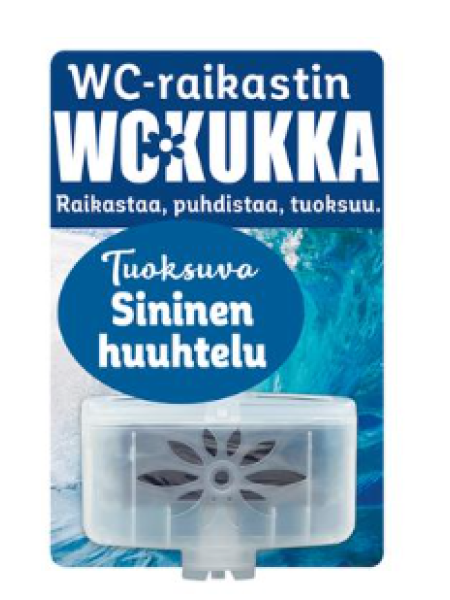 Освежитель для унитаза WC Kukka Sininen Huuhtelu 40г