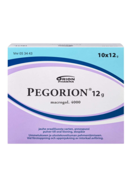 Порошок для перорального раствора при запорах PEGORION 10х12г