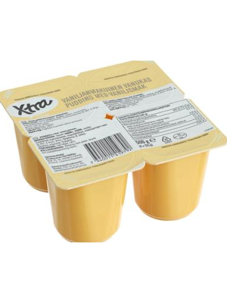 Ванильный пудинг Xtra 4 x 125 г