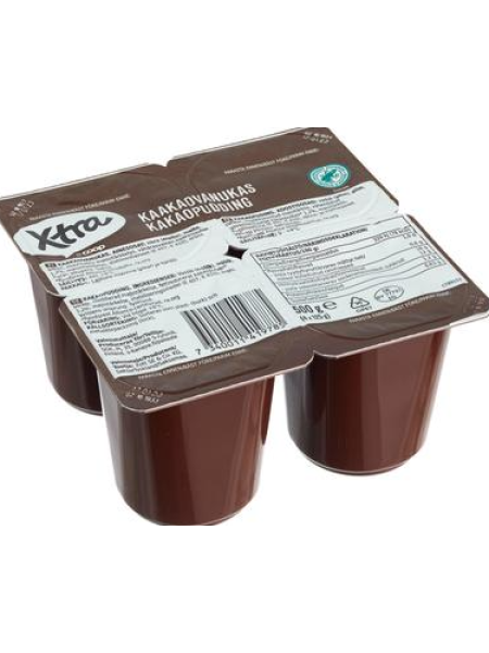 Какао-пудинг X- tra 4 x 125 г