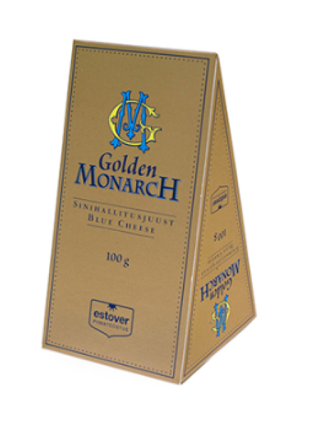 Сыр с голубой плесенью Golden Monarch sinihallitusjuust 100г