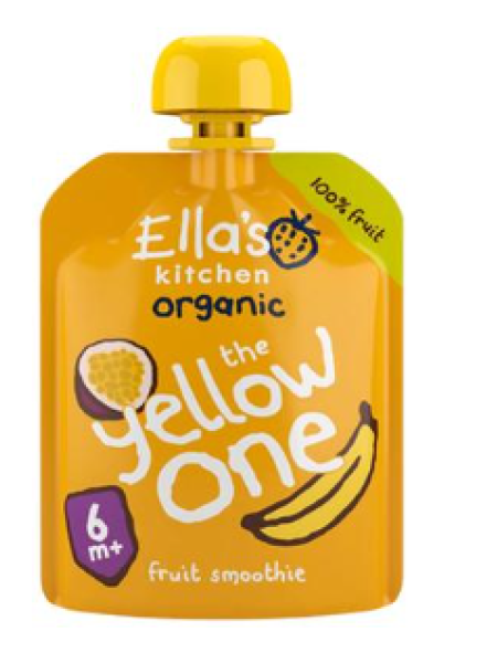 Органическое фруктовое смузи Ella's Kitchen The Yellow One 90г с 6 месяцев