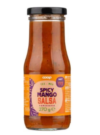 Соус сальса с острым манго Coop salsakastike hot mangolla 270г