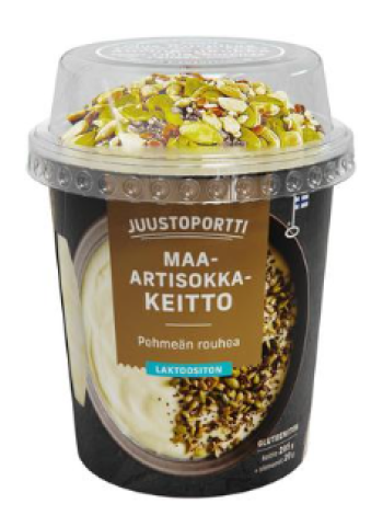  Суп из артишоков грубого помола Juustoportti 315г без лактозы без глютена