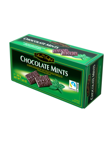Мятные пластинки из темного шоколада Maitre Truffout 200г