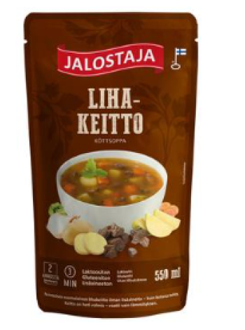 Готовый мясной суп Jalostaja Lihakeitto 550 мл