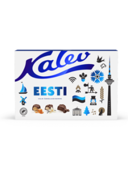 Подарочная коробка конфет Kalev Eesti valik 186г