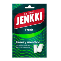 Жевательная резинка Jenkki Fresh Breezy с ментолом и ксилитом 35г
