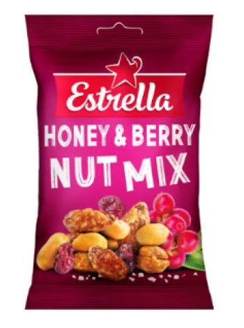 Смесь орехов и клюквы Estrella Honey & Berry Nut Mix 140г