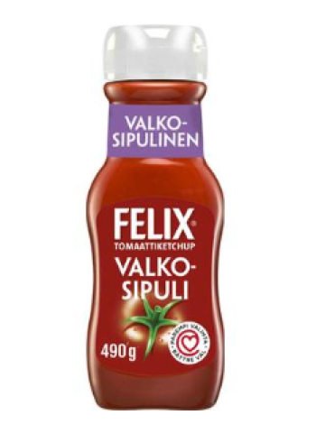 Кетчуп томатный с чесноком Felix valkosipuli 490г