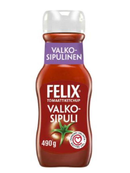 Кетчуп томатный с чесноком Felix valkosipuli 490г