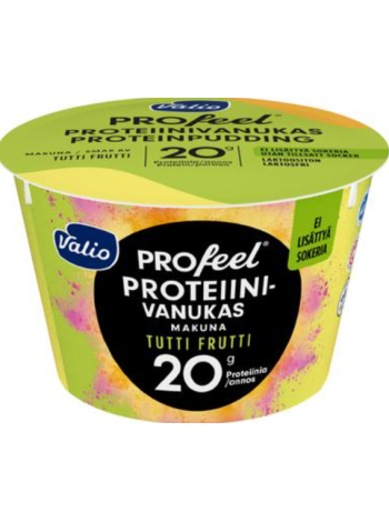 Протеиновый пудинг Valio PROfeel Tutti Frutti 180г без лактозы