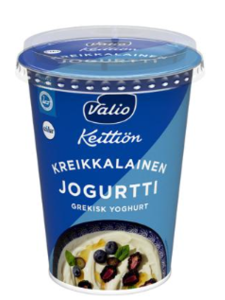 Греческий йогурт Valio Keittiön kreikkalainen jogurtti 400г без лактозы