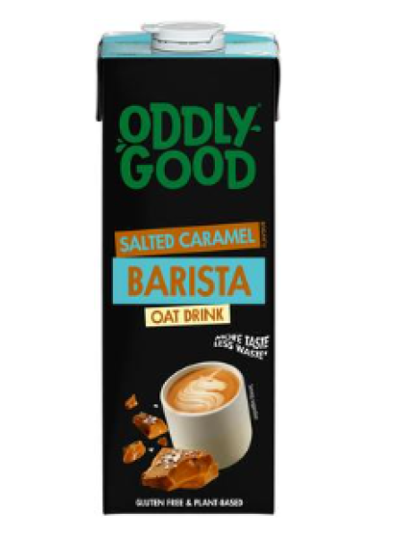 Напиток овсяный Oddlygood Barista UHT 1 л карамель без глютена