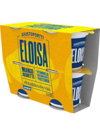 Йогурт Juustoportti Eloisa mango 4x120 г без лактозы