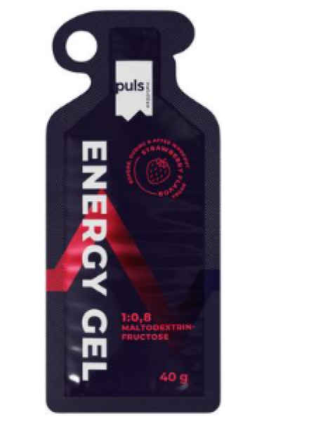 Энергетический гель со вкусом клубники PULS Energi 40г