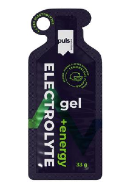 Энергетический гель со вкусом лимона и лайма PULS 33г