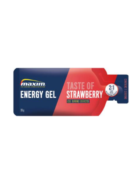 Энергетический гель со вкусом клубники Maxim Energy Gel 33г