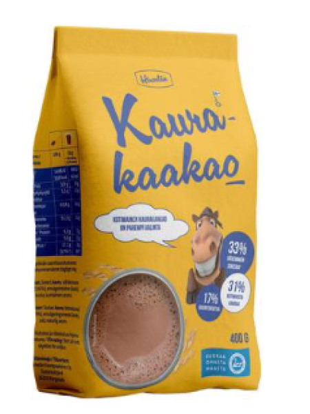 Овсяное какао Hirvelän Kaurakaakao 400г