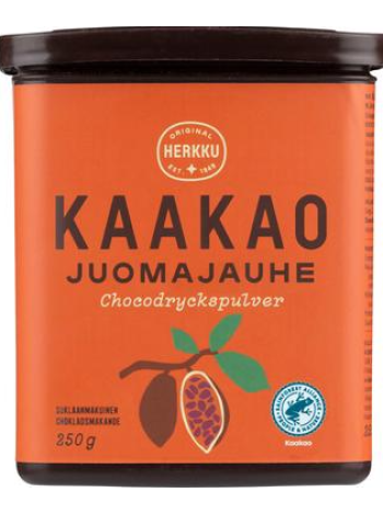 Порошковый какао-напиток со вкусом шоколада Herkku kaakao juomajauhe 250г