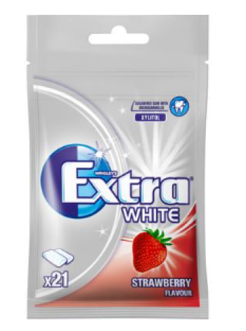 Жевательная резинка Extra White Strawberry (29 г)