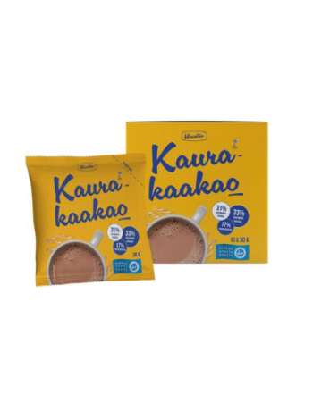 Овсяный какао-порошок Hirvelän Kaurakaakaojuomajauhe 30г x 10шт
