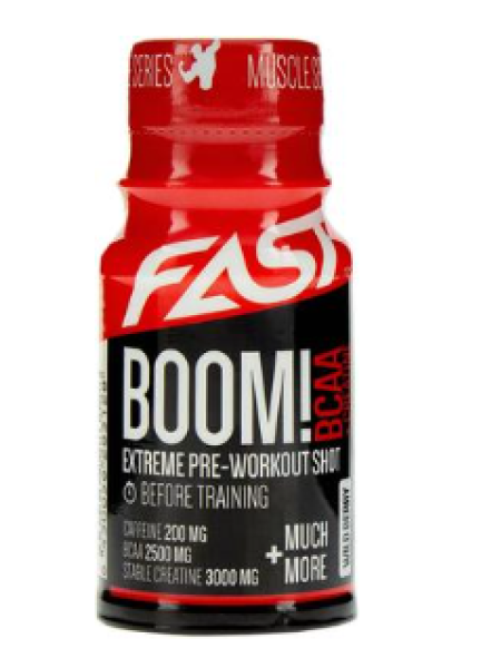 Ягодный энергетический шот FAST BOOM! BCAA 60мл